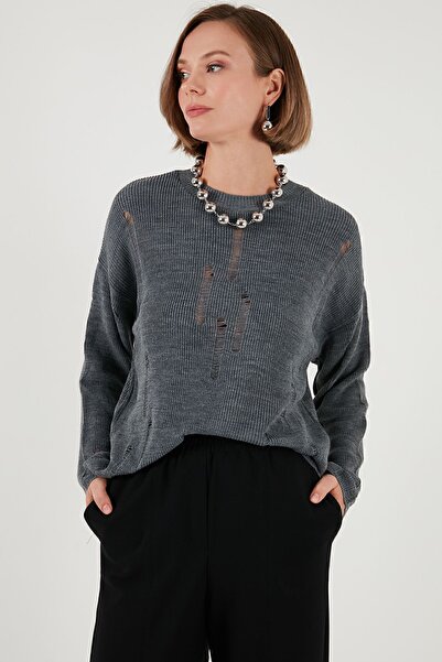 Lela Pulover de tricotaj cu model rupt cu decolteu - KAZAK 4616168