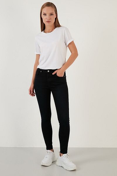 Lela Βαμβακερό ψηλόμεσο Skinny Fit Skinny Jeans Τζιν παντελόνι 639ısabel