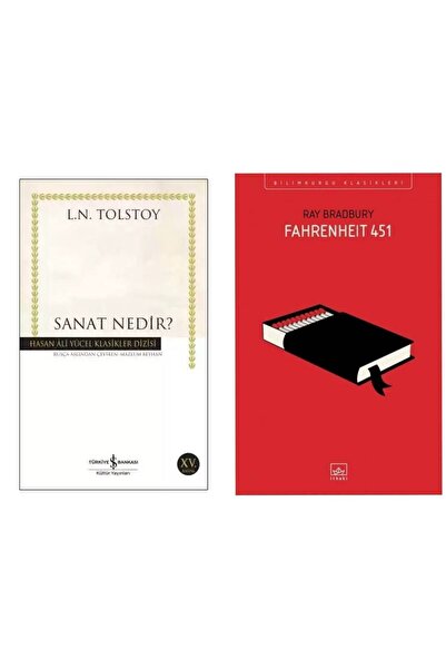 TÜRKİYE İŞ BANKASI KÜLTÜR YAYINLARI Sanat Nedir ? Fahrenheit 451 - Ray Bradbury