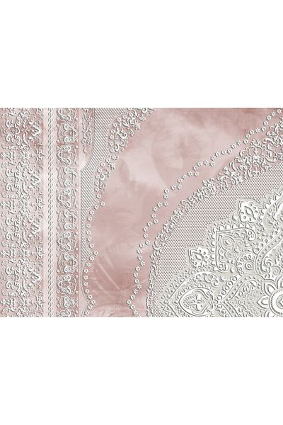 Sermod 10069 - غطاء سجاد إسفنجي وردي غير قابل للانزلاق