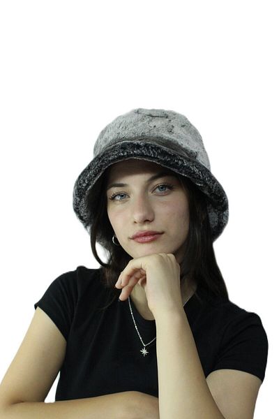 derikem Pălărie de iarnă de pluș pentru femei