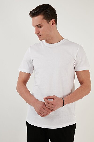 Buratti Ανδρικό μπλουζάκι 100% βαμβακερό με κανονική εφαρμογή με λαιμόκοψη 5902511