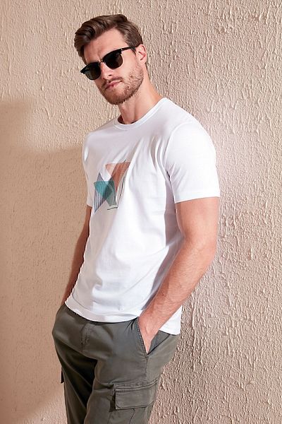 Buratti Ανδρικό T-shirt Crew Neck Slim Fit Cotton - 646R8290