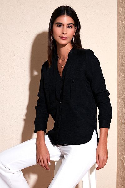 Lela Cămașă cu guler Judge de culoare regulară CAMĂȘĂ67044872S4