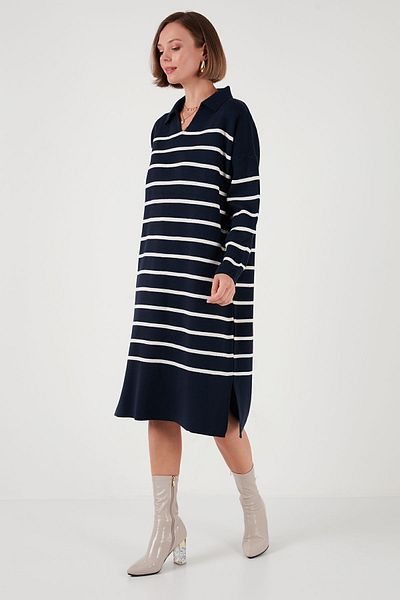 Lela Ακρυλικό Φόρεμα Polo Neck - ΦΟΡΕΜΑ 4615172