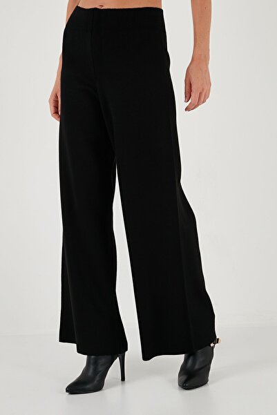 Lela Wide Leg Acrylic Knitwear Trousers - Pants 4616080 Y