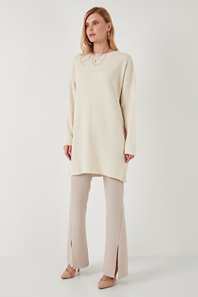 Lela Pulover din tricotaj cu guler rotund - Modest 4616152