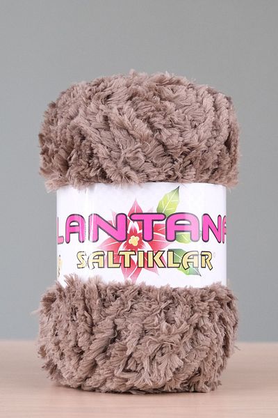 SALTIKLAR Lantana Dark Beige-30 Mother's Lamb - 100Gr Plush Knitting Rope
