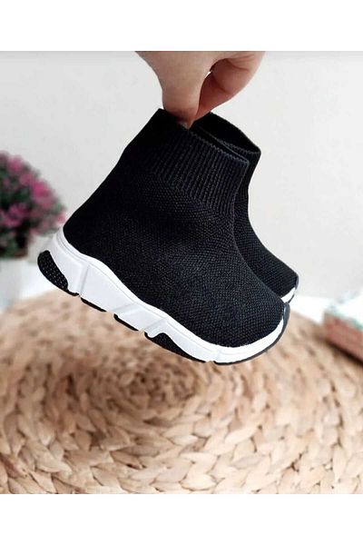 ebulduk Șosete negre unisex pentru copii