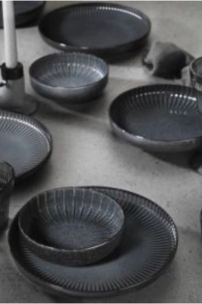 Kütahya Porselen 6-Piece Aura Crest 15 cm Soup Bowl