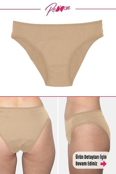 PEDDON Εξαιρετικά απορροφητικό Ultra Hygienic Katy Cream Εμμηνορροϊκό εσώρουχο όλη τη νύχτα και τη μέρα Αποτελεσματικό στεγανό εσώρουχο περιόδου
