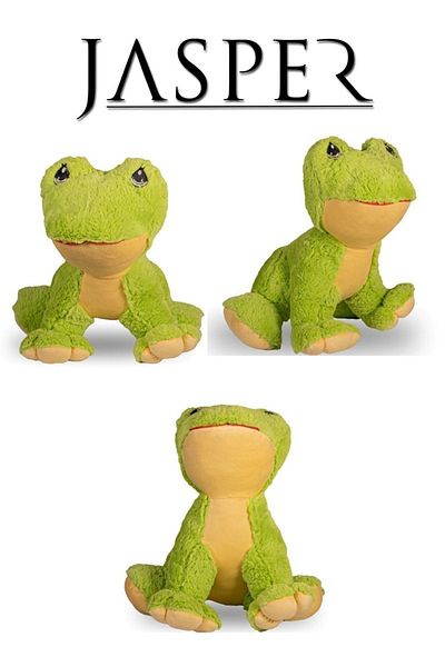 JASPER Toys Plush Frog 45 Cm Green
