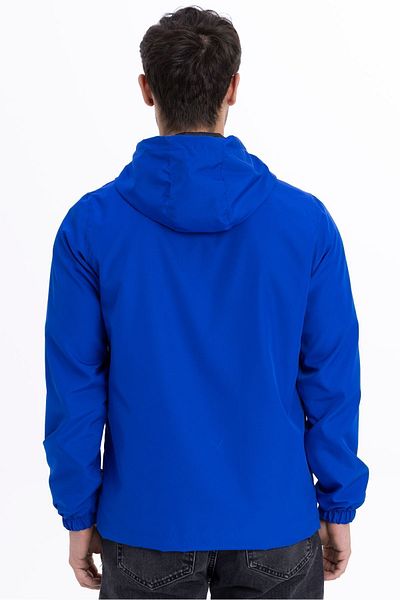 D1fference Men's Saks Lined Windproof Hooded Raincoat with Pockets - Windbreaker Jacket