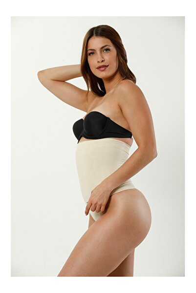 Cooqpoo High Waist Lifting Slip Corset - Size S-2Xl, Nude Color