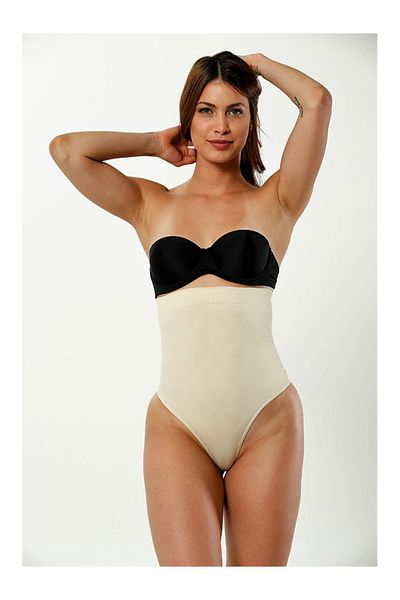 Cooqpoo High Waist Lifting Slip Corset - Size S-2Xl, Nude Color