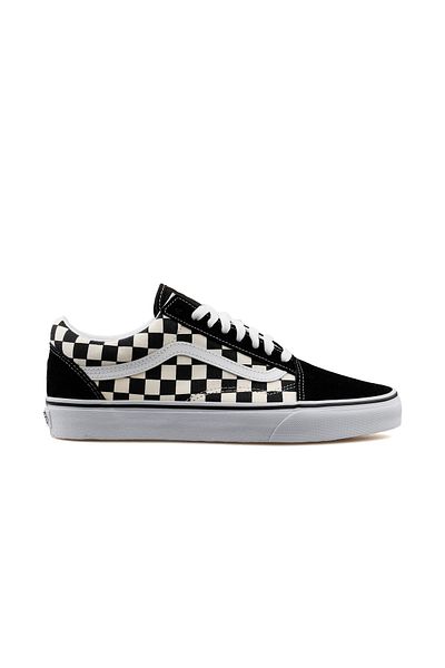 Vans Old Skool Unisex Black Sneaker - Casual Checkered Shoes
