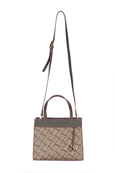 U.S. Polo Assn. Geantă Messenger pentru femei Us24527 Model Mink