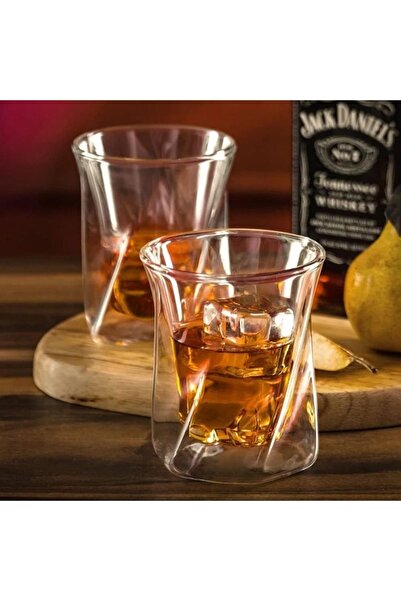 Home Box Zen 2-Piece Double Wall Hexagonal Design Glass - 340 ml