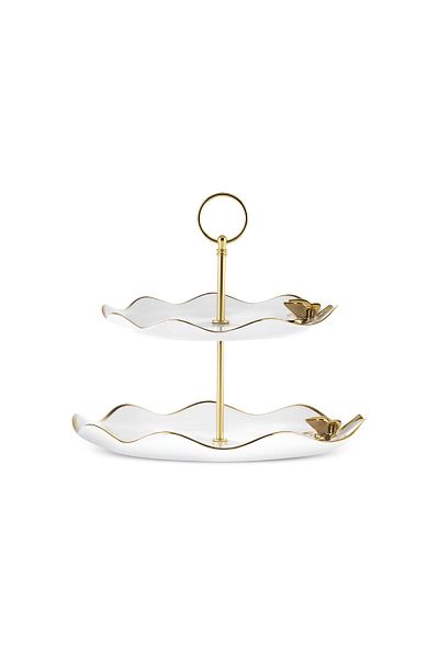 Karaca 26 cm Butterfly Patterned Müge Cookie Holder