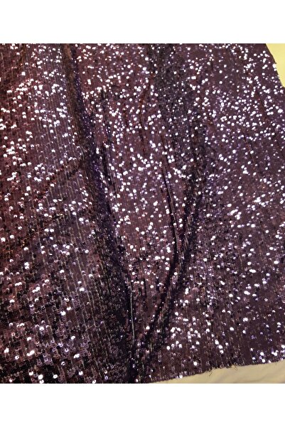 Safir Kumaş Abiyelik Likralı Yoğun Sık Sık Sıralı Pul Payet 2.5 Metre