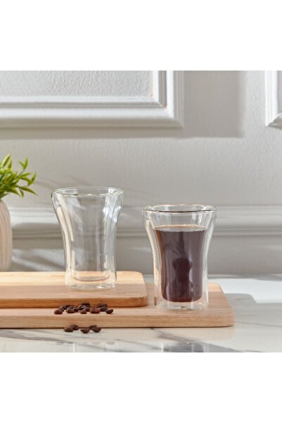 Home Box Sip Savor 2-Piece Double Wall Glass Set - 250 ml