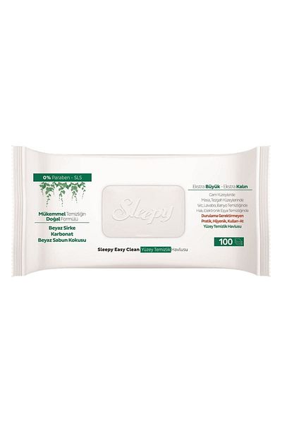 Sleepy 2 Pieces of 100 Easy Clean Surface Cleaning Towels
