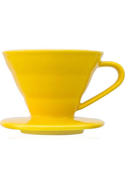 MIBRU Coffee ceramic dripper dual color v01 yellow