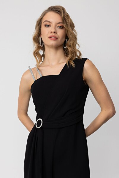 Ekol Mi Stone Embroidered Double Strap Jumpsuit