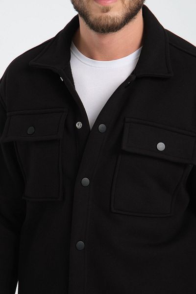 İLKCET MODA Πουκάμισο Unisex Oversize Fleece Style