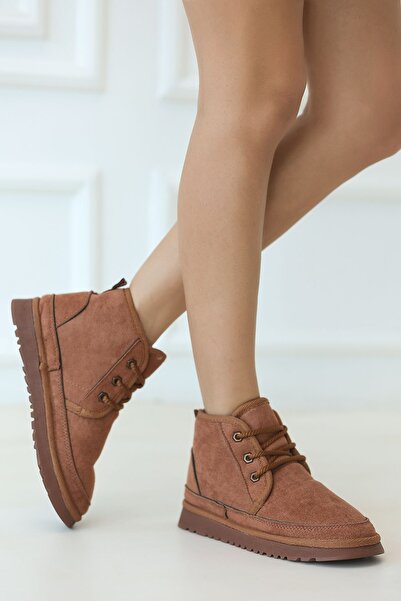 kajal ayakkabı HJ 201 İçi Kürklü Süet Bot