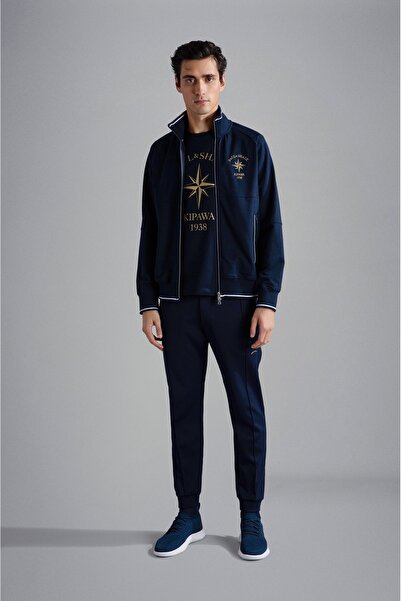 PAUL&SHARK MEN'S ZIPPED SWEATSHIRT C.WCOTTON