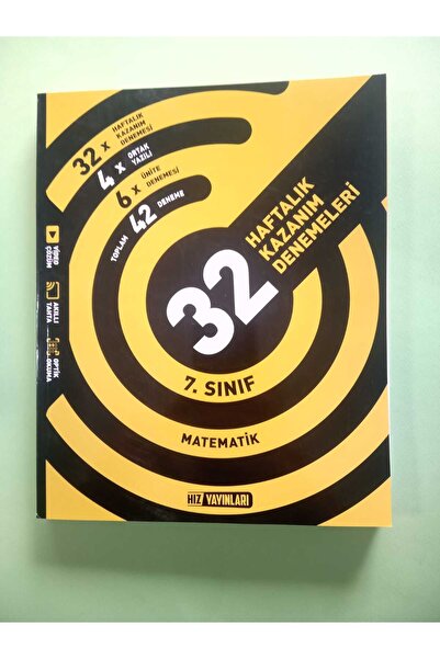 Hız Yayınları 7. Sınıf Hız Yayınları 36 HAFTALIK MATEMATİK KAZANIM DENEMELERİ