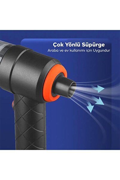 Ally 6000r Portatif Vakumlu Üflemeli Mini Araç Süpürgesi - Toz Ve Kül Temizliği