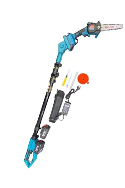 Malika Ypt-dj06 Akülü Testere Çift Akülü Teleskopik Sap