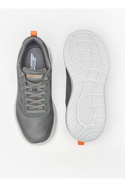 SKECHERS Men's Panelled Lace-Up Low Ankle Sneakers - BOBS VENOM