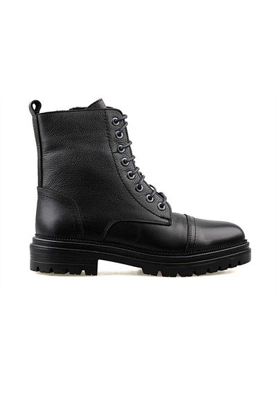 Castle Black Μαύρα γυναικεία μποτάκια casual - 3757 1 μοντέλο