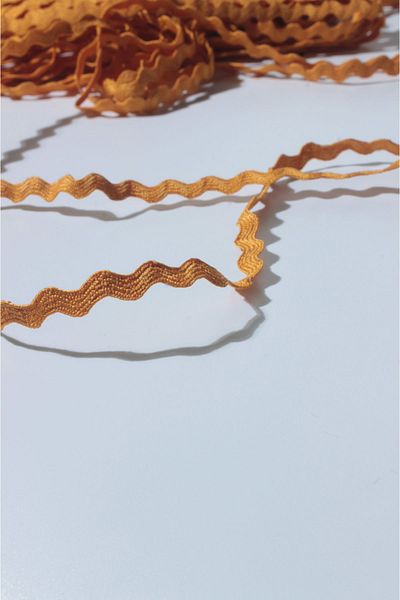 ÖZPAŞ TEKSTİL VE AKSESUAR Zigzag Patterned Water Stone Strip - 1 cm X 5 Mt