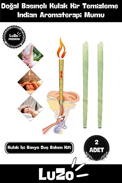 Genel Markalar Premium Seri Doğal Basınçlı Kulak Kir Temizleme Indian Aromate...