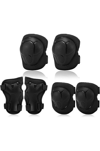 DeYiDo High Protection 6-Piece Scooter Skate Set - Bike, Knee Pad and Wrist Protection