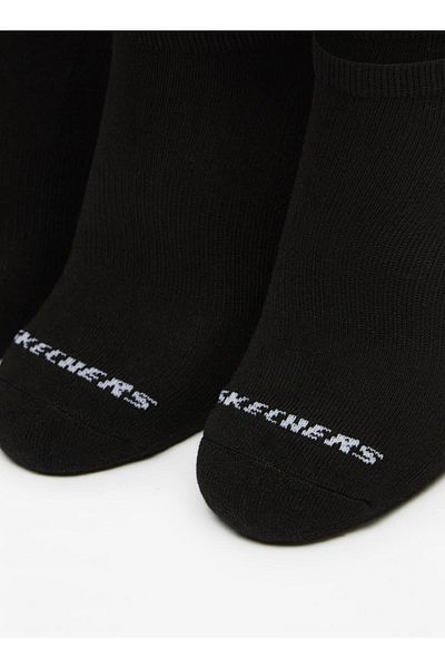 SKECHERS Logo Print Ankle Length Socks - Set of 3