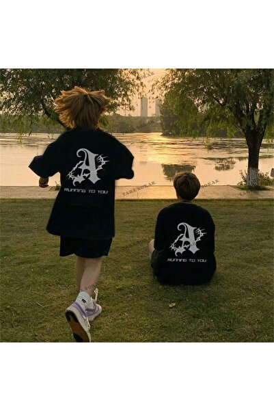 Tarzsokak New Season Tir Harajuku Style Couple Lover Couple Ρούχα - 2 Τεμάχια