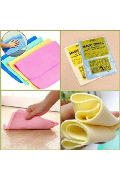 Woody Sofia منشفة سحرية سحرية - قماش تنظيف يمتص الماء ويمكن مسحه