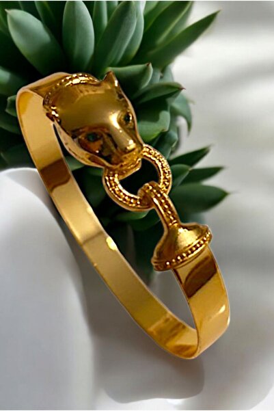 Marlenka Kaplan Figürlü Kelepçe Bileklik