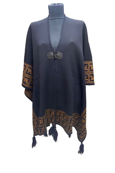 mim eşarp Akmoda - Thick Winter Knitwear Long Poncho