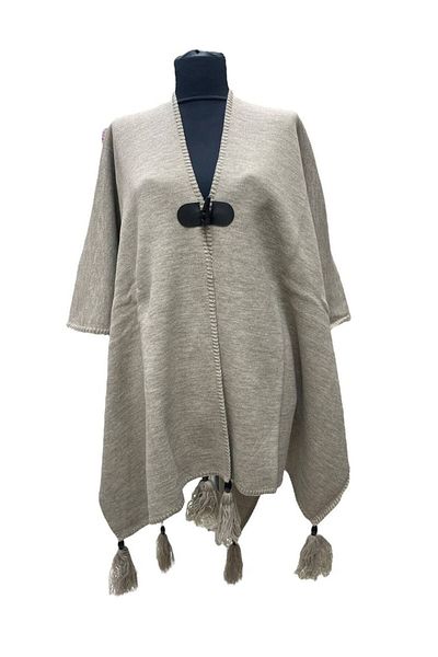 mim eşarp Akmoda - Thick Winter Knitwear Long Poncho