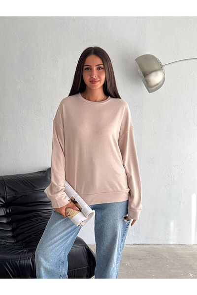 Noa Noa Φούτερ Basic Comfortable Fit Modal Fabric