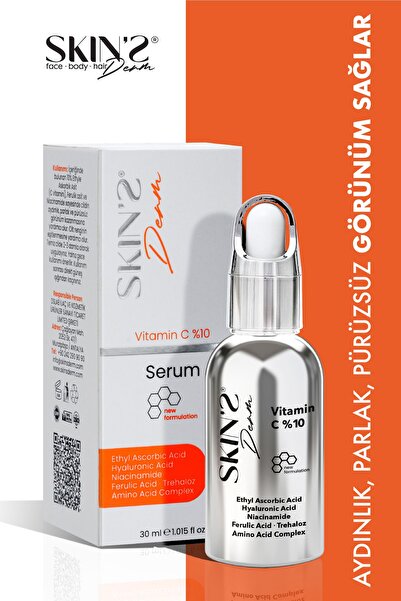 SKİN'SDERM Skins Derm Vitamin C Serum %10.