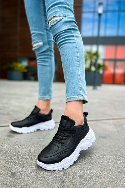 Paolo Zaccardi P089 Low Top - Ανδρικά αθλητικά παπούτσια casual δέρμα, ορθοπεδική σόλα, μαύρα αθλητικά παπούτσια με κορδόνια