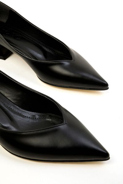 SOHO Classic Black Women's Heeled Shoes - 19666