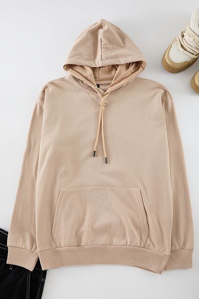 Trendyol Collection Fleecová oversize mikina s květinovým potiskem - Tmnaw23sw00020